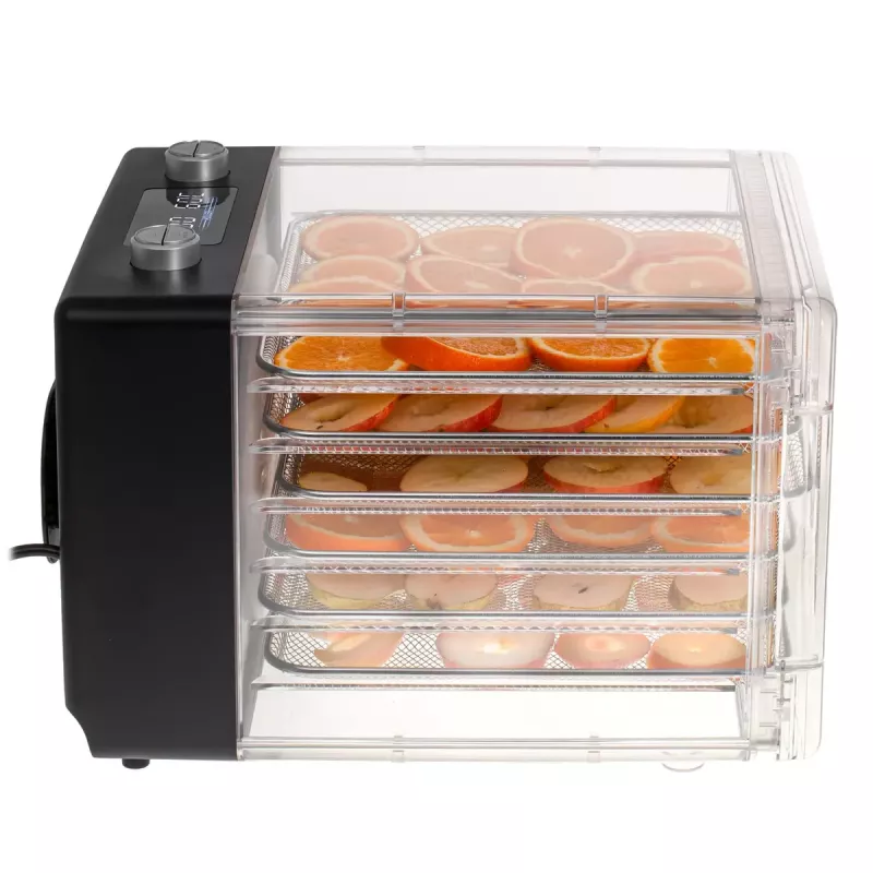 Pārtikas žāvētājs Adler AD 6660, 600 W, 6 paplātes, regulējams termostats, tērauds, salokāms dizains