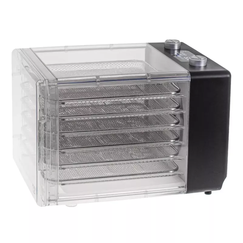 Pārtikas žāvētājs Adler AD 6660, 600 W, 6 paplātes, regulējams termostats, tērauds, salokāms dizains