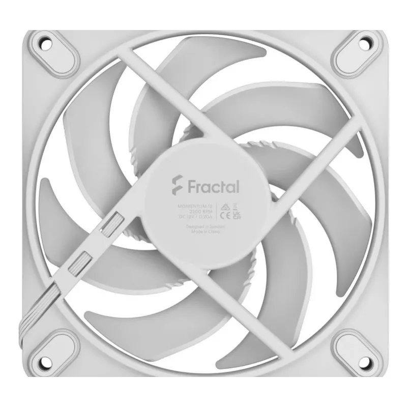 Fractal Design Momentum 12 ventilators 12 cm Balts 350-2200 RPM 114.6 m³/h