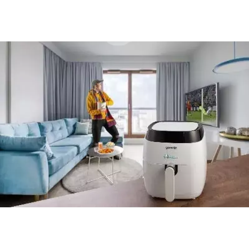 Gorenje AF1409DW fritieris 1400 W Karstā gaisa fritieris Melna, Balta