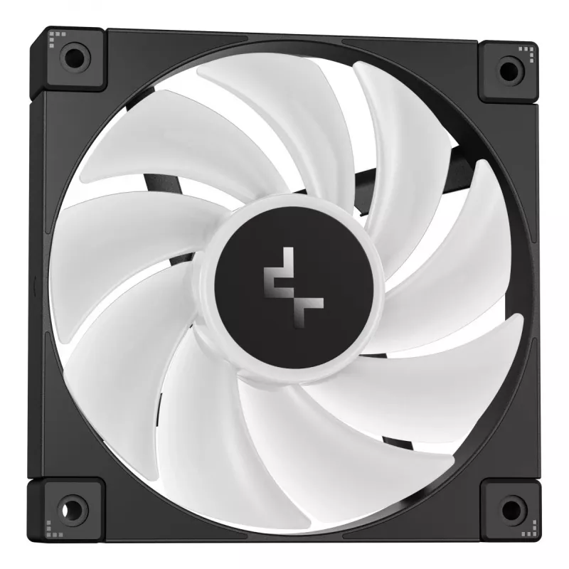 Viss vienā šķidruma dzesētājs DeepCool LT360, 3x 120 mm ventilatori, 2400 RPM, 72.04 cfm, 41 cm caurules, alumīnija radiators, melns