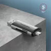 Axagon CRE-SAC SuperSpeed USB-C+USB-A karšu lasītājs 5 Gbps