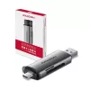 Axagon CRE-SAC SuperSpeed USB-C+USB-A karšu lasītājs 5 Gbps