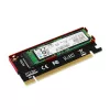 Axagon PCEM2-S PCIe x16 - M.2 NVMe M-key slota adapteris, ar pasīvu alumīnija dzesētāju