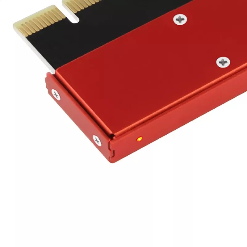 Axagon PCEM2-S PCIe x16 - M.2 NVMe M-key slota adapteris, ar pasīvu alumīnija dzesētāju