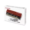 Axagon PCEM2-S PCIe x16 - M.2 NVMe M-key slota adapteris, ar pasīvu alumīnija dzesētāju
