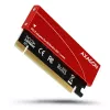 Axagon PCEM2-S PCIe x16 - M.2 NVMe M-key slota adapteris, ar pasīvu alumīnija dzesētāju