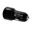 Axagon PWC-5V5 SMART auto lādētājs 24W, 2x USB-A ports, 5V/2.4A + 5V/2.4A