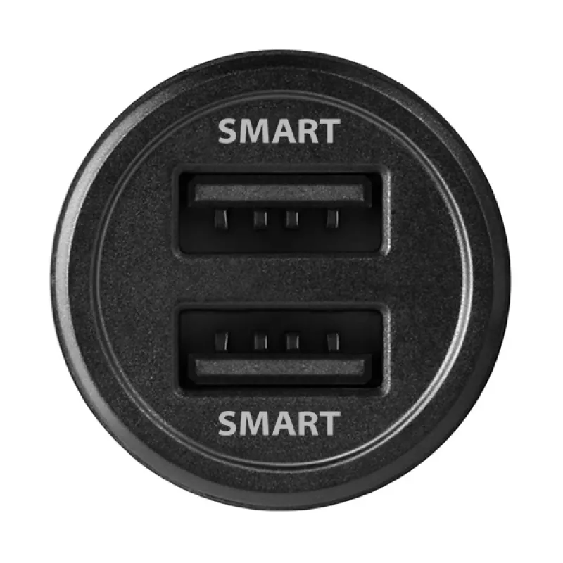 Axagon PWC-5V5 SMART auto lādētājs 24W, 2x USB-A ports, 5V/2.4A + 5V/2.4A