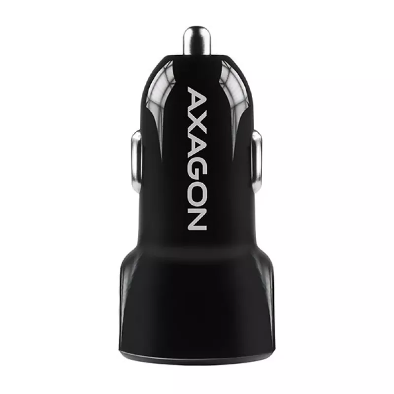 Axagon PWC-5V5 SMART auto lādētājs 24W, 2x USB-A ports, 5V/2.4A + 5V/2.4A