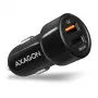 Axagon PWC-QC5 mobilās ierīces lādētājs Mobilais telefons, Viedtālrunis, Planšetdators, Universāls Melns Cigarešu šķiltavas Ātrā uzlāde Auto
