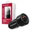 Axagon PWC-QC5 mobilās ierīces lādētājs Mobilais telefons, Viedtālrunis, Planšetdators, Universāls Melns Cigarešu šķiltavas Ātrā uzlāde Auto