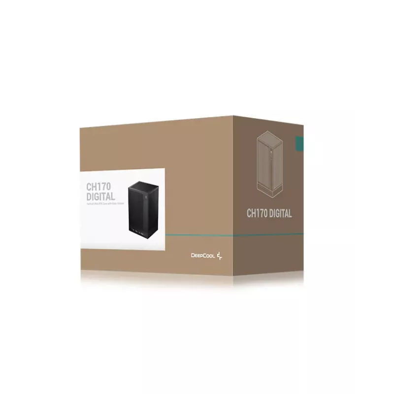 DEEPCOOL R-ch170-bknpi0d-g-1 datora torņa korpuss - melns