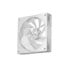 PC korpuss DeepCool CG580 4F WH Midi Tower ATX/Micro ATX/ITX, rūdīts stikls, 3×120mm + aizmugurējais 120mm ventilators, balts