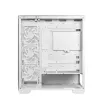 PC korpuss DeepCool CG580 4F WH Midi Tower ATX/Micro ATX/ITX, rūdīts stikls, 3×120mm + aizmugurējais 120mm ventilators, balts