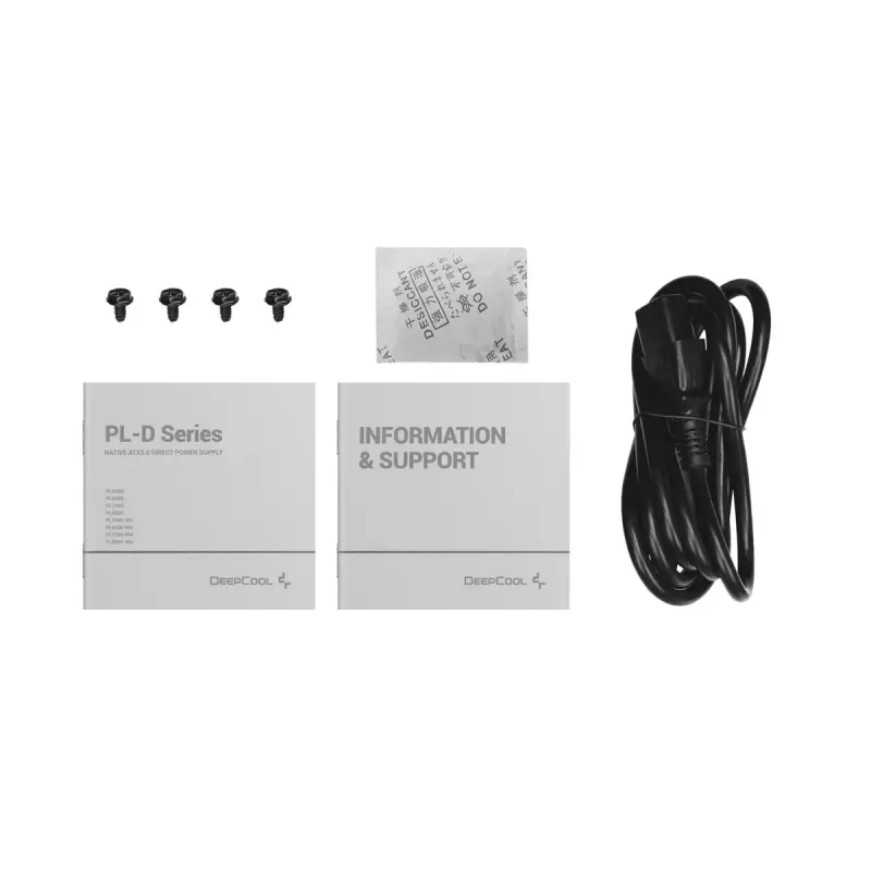 Barošanas bloks DeepCool PL550D 550W ATX 3.0 80 PLUS Bronze, 120mm ventilators, nemodulārs, 6 SATA, 3x 6+2 PCIe