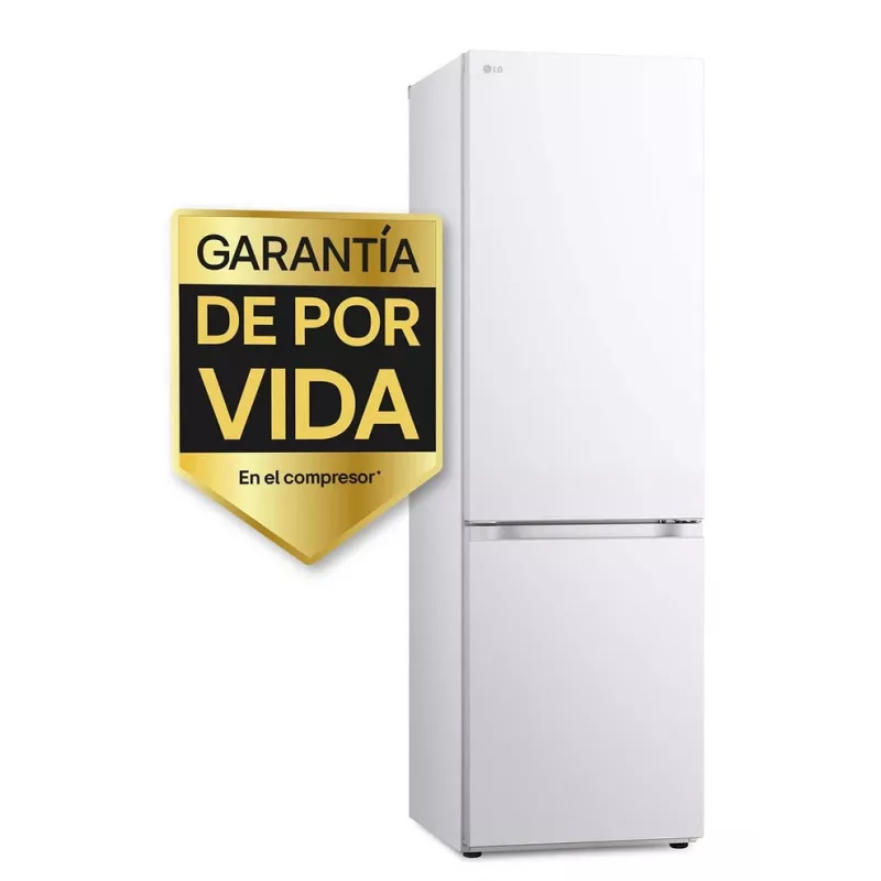 LG GBV3100ESW ledusskapis-saldētava Brīvi stāvoša 344 L Balts