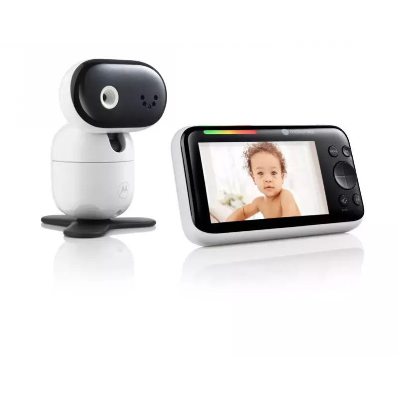 Video mazuļu monitors Motorola PIP1510 ar 5,0 collu displeju un motorizētu kameru