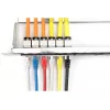 DIGITUS Modular Galvanized Patch Panel - shielded 24-port 24-port blank 1U rack mount Melns RAL 9005