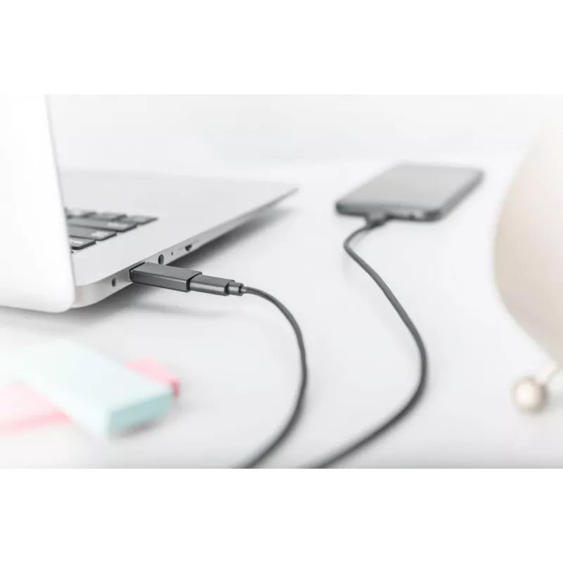 DIGITUS USB Type-C adapteris, A uz C vīr./siev., 3A, 5GB, 3.0 versija, melns