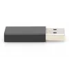 DIGITUS USB Type-C adapteris, A uz C vīr./siev., 3A, 5GB, 3.0 versija, melns