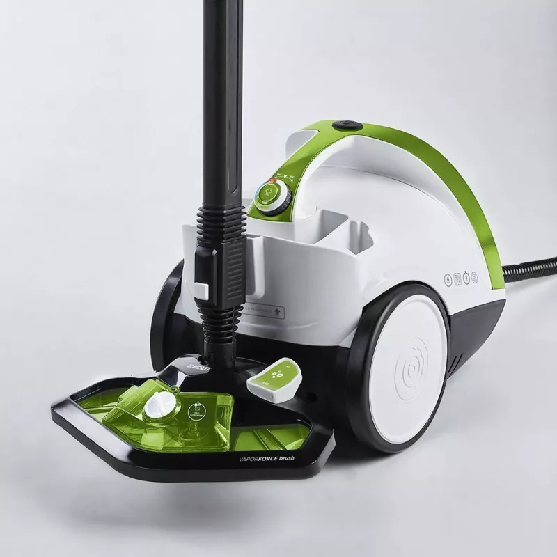 Polti Vaporetto Smart 110 Eco cilindru tvaika tīrītājs 1500 W Melns, Zaļš, Balts