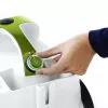 Polti Vaporetto Smart 110 Eco cilindru tvaika tīrītājs 1500 W Melns, Zaļš, Balts