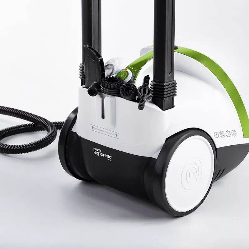 Polti Vaporetto Smart 110 Eco cilindru tvaika tīrītājs 1500 W Melns, Zaļš, Balts
