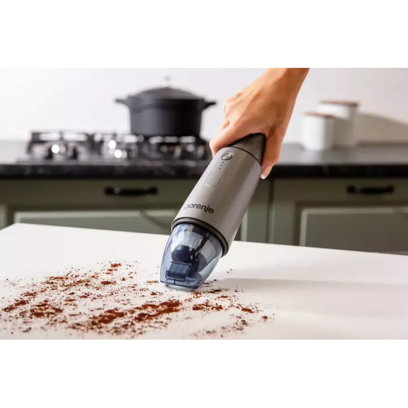 Gorenje MVC72HGA rokas putekļsūcējs Pelēks Bez maisiņa