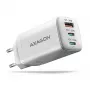Axagon ACU-DPQ65W PD3.0 & QC4+ 3x IZVADI sienas lādētājs 65W