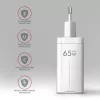 Axagon ACU-DPQ65W PD3.0 & QC4+ 3x IZVADI sienas lādētājs 65W