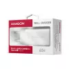 Axagon ACU-DPQ65W PD3.0 & QC4+ 3x IZVADI sienas lādētājs 65W