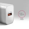 Axagon ACU-QC18W QC3.0 1xIZEJA sienas lādētājs 18W