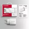 Axagon ACU-QC18W QC3.0 1xIZEJA sienas lādētājs 18W