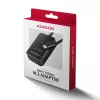 Axagon ADM2-CM USB-C adapteris M.2 NVMe SATA 10Gbps Melns