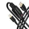 Axagon ADR-210B USB 2.0 A-M -> B-M aktīvais savienotājs/retranslators 10m