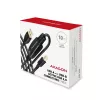Axagon ADR-210B USB 2.0 A-M -> B-M aktīvais savienotājs/retranslators 10m