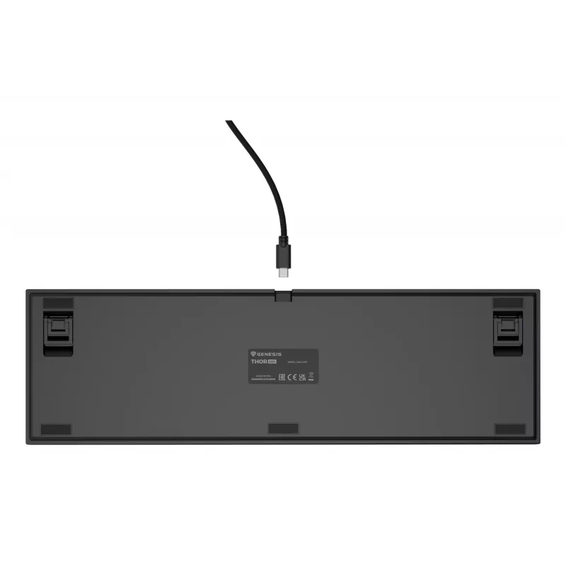 GENESIS THOR 404 tastatūra Universāla USB QWERTY angļu Melna