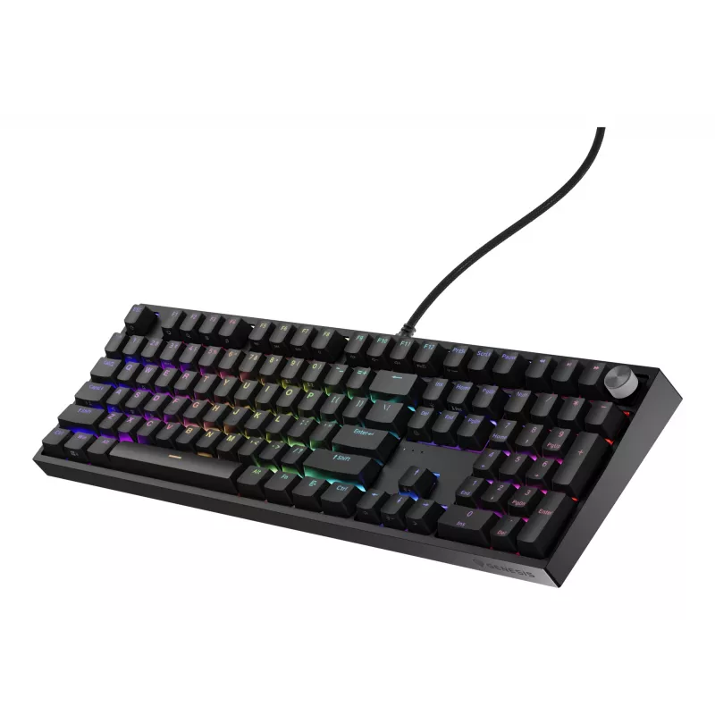 GENESIS THOR 404 tastatūra Universāla USB QWERTY angļu Melna