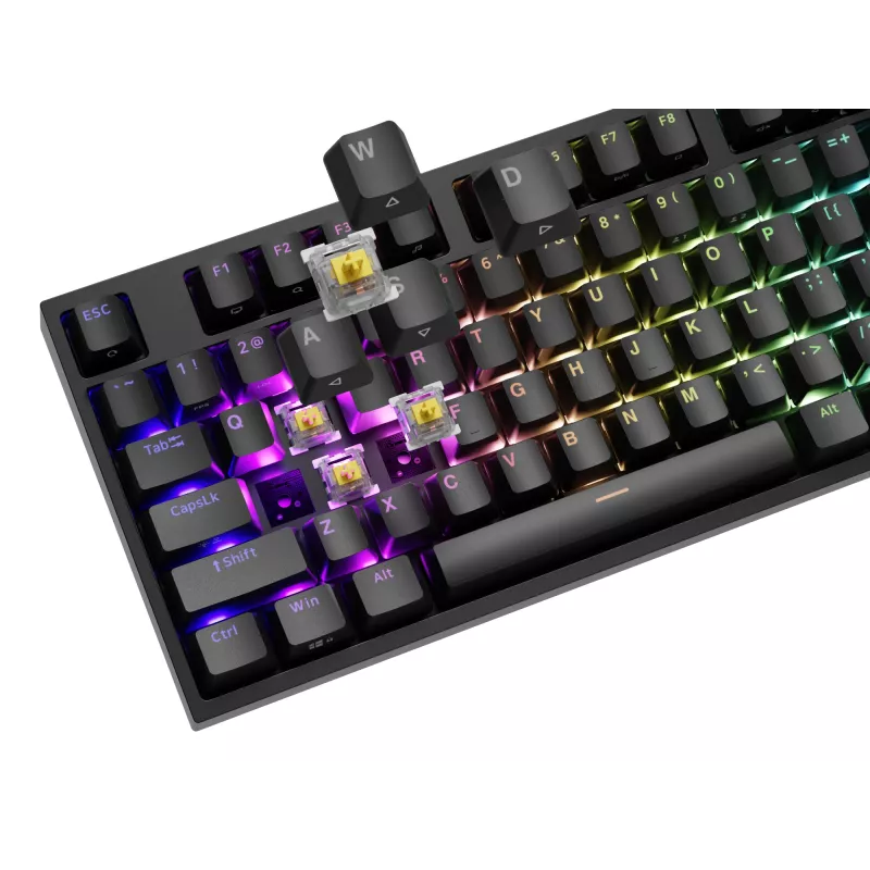 GENESIS THOR 404 tastatūra Universāla USB QWERTY angļu Melna