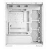 PC korpuss DeepCool CG580 WH Balts — ATX/mATX/ITX, rūdīts stikls, atbalsta 120/140 mm ventilatorus, 3.5 collu×2, 2.5 collu×3, USB 3.2 Gen1