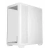 PC korpuss DeepCool CG580 WH Balts — ATX/mATX/ITX, rūdīts stikls, atbalsta 120/140 mm ventilatorus, 3.5 collu×2, 2.5 collu×3, USB 3.2 Gen1