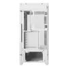 PC korpuss DeepCool CG580 WH Balts — ATX/mATX/ITX, rūdīts stikls, atbalsta 120/140 mm ventilatorus, 3.5 collu×2, 2.5 collu×3, USB 3.2 Gen1