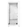 PC korpuss DeepCool CG580 WH Balts — ATX/mATX/ITX, rūdīts stikls, atbalsta 120/140 mm ventilatorus, 3.5 collu×2, 2.5 collu×3, USB 3.2 Gen1