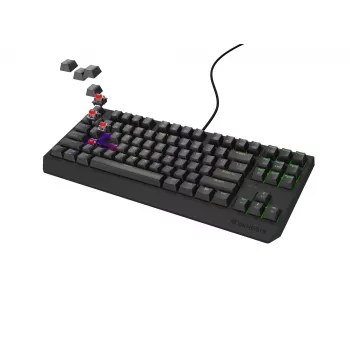 GENESIS Thor 230 TKL tastatūra Gaming USB + RF Wireless + Bluetooth QWERTY Melna