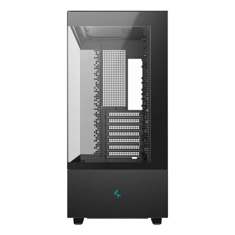 PC korpuss DeepCool CH690 DIGITAL Tower Melns — ATX/Micro-ATX/Mini-ITX, LCD displejs, 3x2,5 collu + 1x3,5 collu nodalījumi, līdz 450 mm GPU, 182 mm CPU dzesētājs