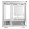 PC korpuss DeepCool CH690 Tower White — ATX/microATX atbalsts, LCD displejs, 3x2.5 collu sloti, 1x3.5 collu, GPU līdz 450 mm, CPU dzesētāja augstums 182 mm
