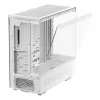 PC korpuss DeepCool CH690 Tower White — ATX/microATX atbalsts, LCD displejs, 3x2.5 collu sloti, 1x3.5 collu, GPU līdz 450 mm, CPU dzesētāja augstums 182 mm