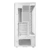 PC korpuss DeepCool CH690 Tower White — ATX/microATX atbalsts, LCD displejs, 3x2.5 collu sloti, 1x3.5 collu, GPU līdz 450 mm, CPU dzesētāja augstums 182 mm