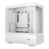 PC korpuss DeepCool CH690 Tower White — ATX/microATX atbalsts, LCD displejs, 3x2.5 collu sloti, 1x3.5 collu, GPU līdz 450 mm, CPU dzesētāja augstums 182 mm